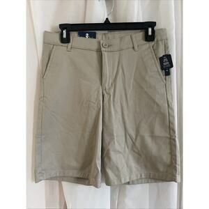 IZOD‎ Boys' 12 Husky School Uniform Flat Front Stretch Performance Short